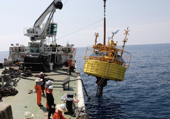 Lidar Offshore LiDAR Floating Solutions ถึง 10 กิโลเมตร ระยะความปรารถนาสีฟ้า